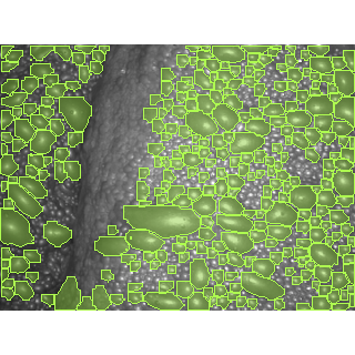 Froth bubbles detection over an infrastructure